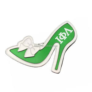 Collana con Ciondolo a Lettera Iota Phi Lambda con Perle e Charm, Gioiello per Confraternite e Sorellanze Greche - Product Image 3