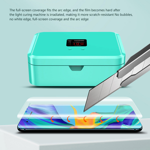 Protection d'écran universelle anti-rayures et anti-explosion avec logo personnalisé, verre incurvé UV, film pour téléphones, accessoires mobiles pour magasin - Product Image 5