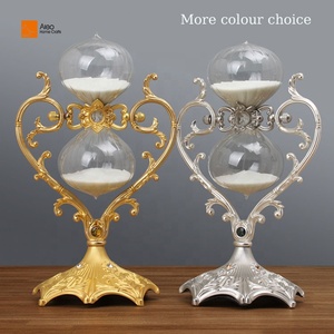 Creative Metal Heart-Shape Hourglass <strong>15</strong>/30/60 <strong>Minute</strong> <strong>Countdown</strong> Sand <strong>Timer</strong> Gift Ornaments <strong>for</strong> Home Decoration Gift Clock - Product Image 4