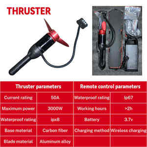 Planche de surf en fibre de carbone Efoil Propulseur alimenté par batterie <span class=keywords><strong>Moteur</strong></span> Hydroptère Aide Support détachable 40-55 Km/H 160Kv Board Drive - Product Image 4