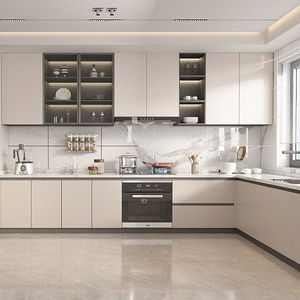 Moderne Küchenschrank-Sets Design Gebrauchte Schränke Heimprojekt Umweltfreundlich Feuerfest Glas Wasserhahn Outdoor Mikrowelle 3 Jahre - Product Image 1