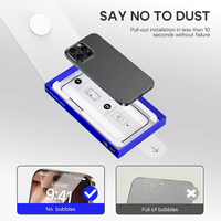 HEYBINGO E-touch Box Verre trempé facile à installer pour iPhone 17/17 Pro/17 Pro Max Antistatique