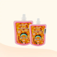 Pochette de voyage rechargeable avec bec verseur indépendant pour logo personnalisé, 30ml, 60ml, 100ml, pour emballage de lotion, crème pour les yeux, crème pour le visage, shampoing