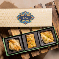Boîte à Baklava Personnalisée Vide Turque, Boîtes à Baklava aux Dattes Sucrées, Emballage avec Plateau Intérieur