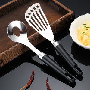 Utensilios multicocina de acero inoxidable, Material grueso, fácil de limpiar, utensilios de cocina pulidos con espejo, espátula para pasteles - Product Image 1