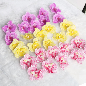 Orquídea Phalaenopsis Realista Estilo Cine, Mini Flor de Silicona en Gel para DIY, Decoración de Pared, Horquilla, Tocado, Centro de Mesa, Decoración del Hogar - YUNJIN-XZ2 - Product Image 4