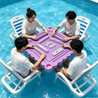 Table de mahjong flottante légère et durable en EVA, imperméable, pour le divertissement au bord de la piscine, du lac ou de la plage