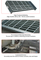 Grille d'escalier industrielle en acier durable, grille verticale pour solutions d'escaliers d'appartement, haute qualité