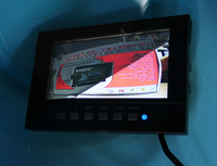 Pantalla Impermeable de 7 Pulgadas con 4 Entradas y Salidas de Video, IP69K, de Alta Calidad, para Montaje en Vehículos, para Sistemas de Cámaras de Reversa, 12-24V