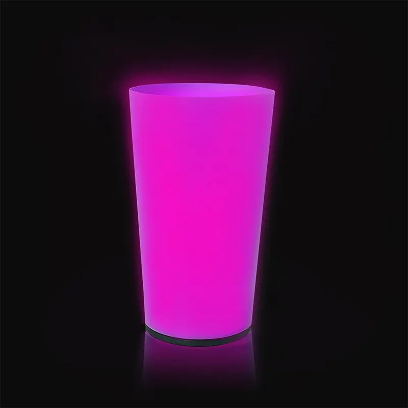 Luminous Automatic Light Up Cup Plastic Wine Glass Bar Led Glowing Cup