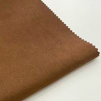 ANONO Nouveau produit Lots de surplus Tissu tricoté teint en daim pour manteau et veste Tissus textiles