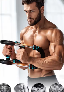 Lumina - Ejercitador de Brazos Multifuncional en Forma de U, Dispositivo Ajustable para Entrenamiento de Músculos del Pecho, Fortalecimiento de Muñecas, Ejercicio en Casa - Product Image 3