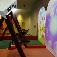 Jeu interactif commercial de balançoire à détection de mouvement dynamique - Jeu de projection pour les centres d'amusement et d'apprentissage pour enfants