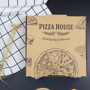 Scatole per <span class=keywords><strong>Pizza</strong></span> e Sushi Personalizzate, Ecologiche e Biodegradabili - Dimensioni/Logo Personalizzabili, Rivestimento UV, Imballaggio da Asporto Riciclabile - Product Image 1
