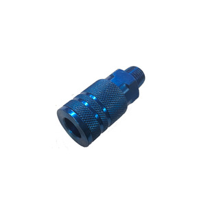 Blue Pneumatic Quick Coupling 1/4 Npt External Thread Connector For Air Tools - Product Image 3
