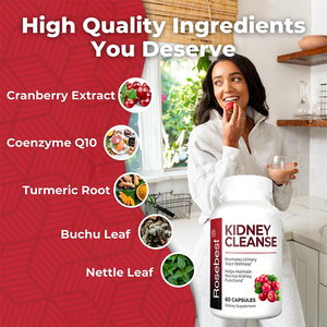 Cápsulas de Limpieza Renal con Fórmula Herbal de Arándano y Cúrcuma de Marca Privada OEM con Vitaminas y Minerales Antioxidantes - Product Image 2