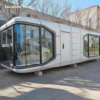 Kawagebo-Maison capsule commerciale moderne de luxe préfabriquée de 40 pieds, petite maison à capsules pour 2 chambres à coucher