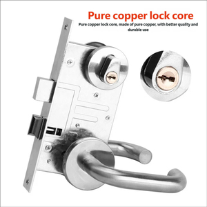 Cerradura de Seguridad de Acero Inoxidable para Muebles, Juego Completo, Resistente al Fuego, para Puertas de <span class=keywords><strong>Escape</strong></span> - Product Image 4