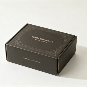 Heavy Duty Self-locking B Flute Kraft Corrugated Mailer <b>Box</b> Cosmetic Glass Bottle Dividers Protective Beauty Shipping <b>Box</b> Custom - Product Image 1