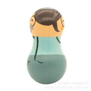 Pu <b>Foam</b> Cartoon Bobble Doll High Rebound Stress Relief Toy Factory <b>Craft</b> Decoration - Product Image 1