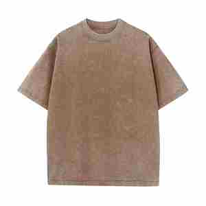 Camisetas de Manga Corta de Algodón Puro de 230g, Diseño Clásico Lavado Vintage a Todo Color Personalizado - Product Image 4