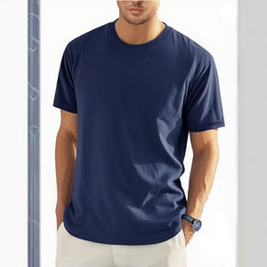 Camiseta Blanca Lisa de Alta Calidad, Unisex, 100% Algodón Tejido, Estilo Vintage, Impresión de Logotipo Personalizado, Venta al Por Mayor, Transpirable, 180g - Product Image 2