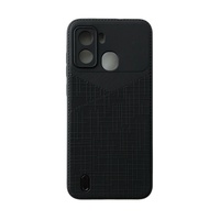 Coque de Téléphone Anti-choc en TPU Texture Tricotée pour Tecno Infinix Itel