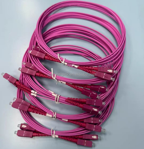 Cable de Fibra Óptica para Interiores de Baja Pérdida de Inserción, 3M, Multimodo OM4, Cubierta Morada LSZH, Cable de Conexión Óptica - Product Image 6