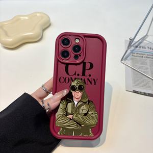 <span class=keywords><strong>Coque</strong></span> Tendance Style Français Antichoc Cp Company en TPU Souple Anti-Chute pour <span class=keywords><strong>iPhone</strong></span> 12 13 14 15 16 Pro Max Plus - Product Image 6