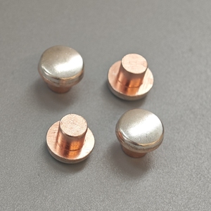 Pointes de contact en tungstène bimétallique argent AgW40 à base de cuivre pour rivets de contact électriques de dimension personnalisée pour avertisseurs sonores - Product Image 5