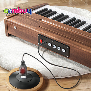 Trẻ em trong nhà chơi nhạc cụ đồ chơi bằng gỗ bàn phím điện tử đàn piano - Product Image 5