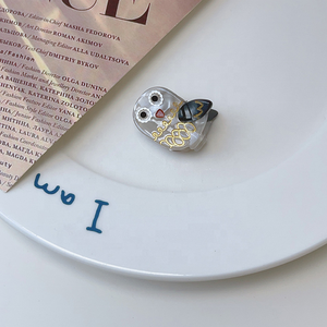 คลิปหนีบผมอะซิเตทรูปนกฮูกขนาดเล็กรูปนกฮูกแสนหวานสำหรับฤดูร้อนกิ๊บติดผมลายการ์ตูนสำหรับเด็กผู้หญิง - Product Image 5