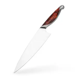 Профессиональные 8-дюймовые кухонные ножи из нержавеющей стали с ручкой из смолы кухонный нож шеф-повара