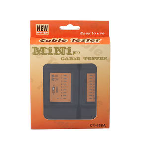 Globale Dual-Use Netwerk RJ11/RJ45 Cat5e Cat6 LAN-kabeltester CE ISO9001/RoHS gecertificeerd RT1 Model ABS Materiaal Telecom Onderdelen - Product Image 5