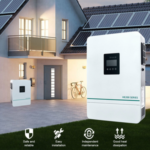 Inversor Híbrido HLTNC 3.6KW 5.<span class=keywords><strong>5KW</strong></span> 6.<span class=keywords><strong>5KW</strong></span> 49.<span class=keywords><strong>5kw</strong></span> Inversor <span class=keywords><strong>Solar</strong></span> Onda Senoidal AC 220V Inversor Fotovoltaico Doméstico 48v Com WIFI - Product Image 6