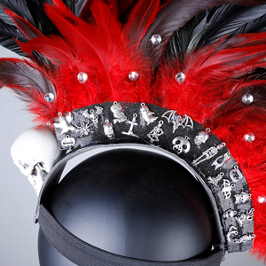 Băng đô lông vũ bán buôn, lông chim trĩ dùng cho biểu diễn múa lễ hội - Product Image 5