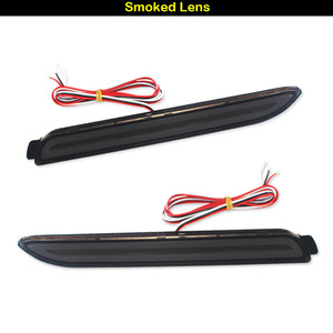 Ahumado lente trasera estilo rojo 3D óptica LED parachoques trasero Reflector de conducción de la cola de la luz de freno Lexus y <span class=keywords><strong>Toyota</strong></span> - Product Image 2