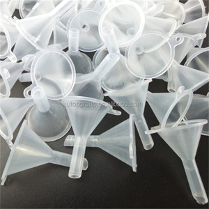 Atacado semi-transparente plástico PP material mini funil para cosméticos líquidos, perfume, óleos - Product Image 5