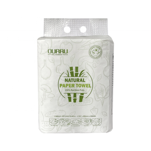 <span class=keywords><strong>Asciugamano</strong></span> di carta da cucina in rotolo di bambù assorbente monouso in rotolo grande di dimensioni Standard - Product Image 2