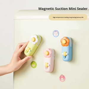 Scelleuse de sacs semi-automatique domestique, écoénergétique, écologique, mini, rechargeable par USB, garantie 1 an, pour sceller les collations - Product Image 2