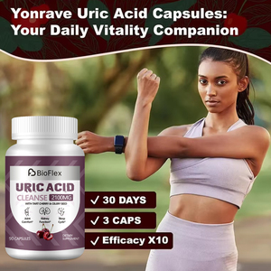 Complément alimentaire quotidien pour le nettoyage des reins, à base d'extraits d'herbes pour l'acide urique, capsules dures - Product Image 3