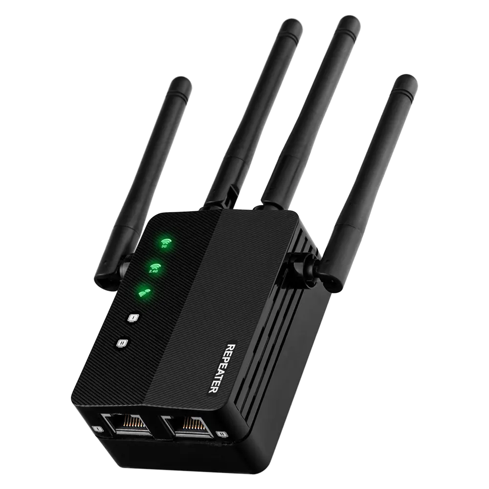 AMPLIFICADOR DE WiFi de larga distancia, extensor de largo alcance para exteriores, banda Dual, rango de señal de 1200 y 2,4 GHz, 5,8 Mbps