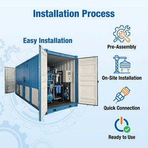 Estación <span class=keywords><strong>de</strong></span> Compresión <span class=keywords><strong>de</strong></span> Aire Integrada en Contenedor <span class=keywords><strong>de</strong></span> Alta Eficiencia ZAKF con Secador <span class=keywords><strong>de</strong></span> Aire Refrigerado para Maquinaria <span class=keywords><strong>de</strong></span> Piedra - Product Image 4