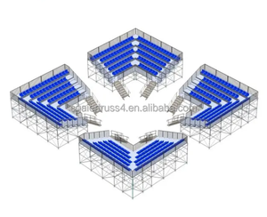 Gradas Retráctiles Desmontables de Acero, Tribuna con Soporte para Pies, Asiento para Campo de Fútbol - Product Image 6