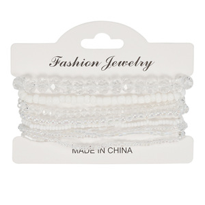 Fashion <b>Beaded</b> <b>Bracelets</b> Crystal Rhinestone Multi Layer Stretch Bohemia Style Unisex Jewelry Made In China - Product Image 6