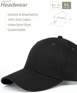 Gorra de Béisbol Unisex 100% Algodón - Diseño de 6 Paneles con Rendimiento Refrigerante, Patrón Sólido, Solo Limpieza en Seco - Product Image 4