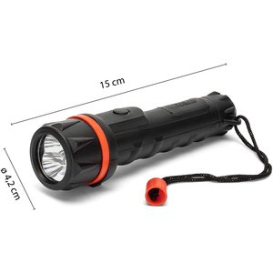 VELAMP IRUB1LED gomma torcia a LED 2 batterie AA incluso prodotto durevole - Product Image 4