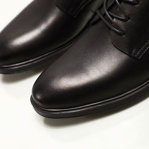 Zapatos de Cuero con Cordones y Punta Cuadrada para Hombre, de Diseño de Lujo, Venta al Por Mayor de Fábrica, Formales para Negocios, Ligeros, Transpirables, para Fiestas y Eventos - Product Image 5