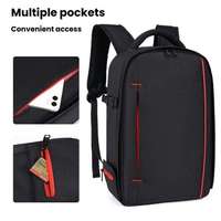 Sac à dos pour appareil photo reflex numérique, drone, multifonctionnel, imperméable, grande capacité, personnalisé en usine, professionnel, support pour trépied, sac de photographie Sony