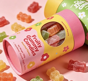 Custom Printed Four-Color OEM Eco-friendly Recyclable Specialty <b>Paper</b> Tubes PET Film Coating UV/Matt/Glossy <b>Lamination</b> for Candy - Product Image 4